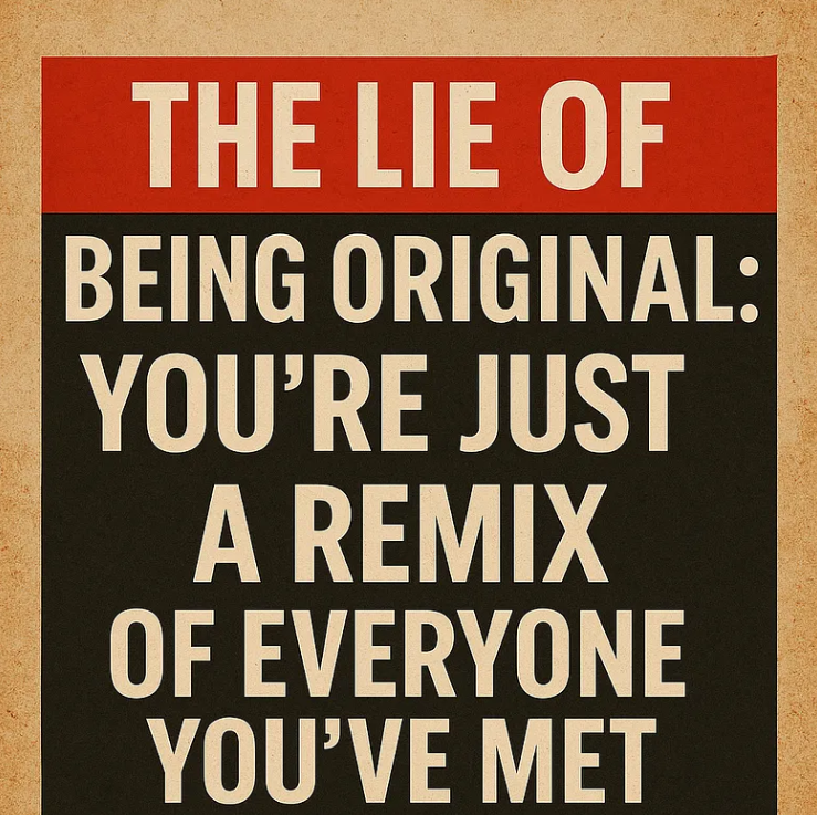 The Lie of Being Original: You're Just a Remix of Everyone You've Met